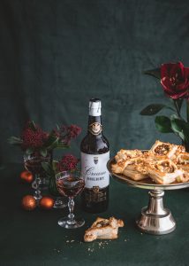 taatelijoulutortut, taateli-sinihomejuustojoulutortut, sherry jouluksi