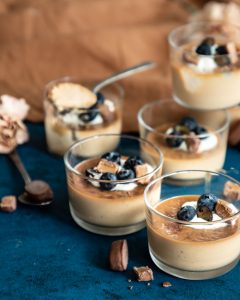 dumle pot de creme, dumle-jälkiruoka, pot de creme-ohje, pot de creme resepti, toffeejälkiruoka