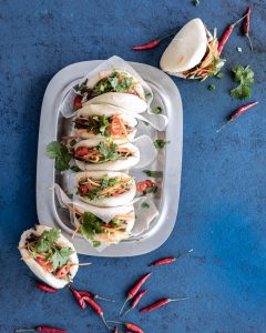 bao bunit, bao bunien täytteet, miten bau bun täytetään, bao bun resepti, bao bunit nyhtölihalla