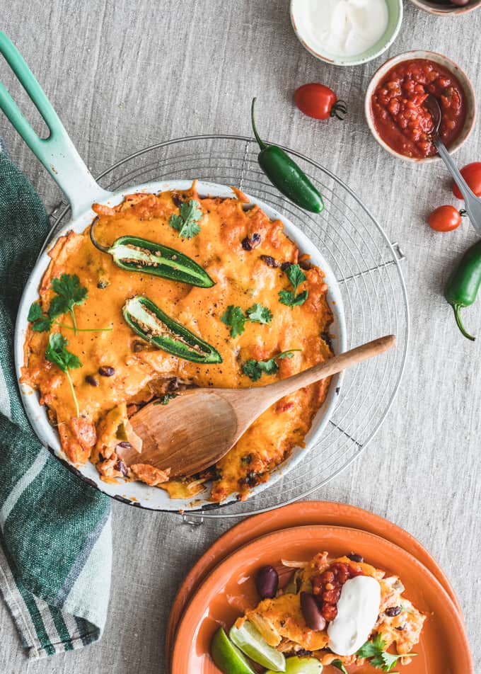 enchilladapannu, atria murea ja nopea kana texmex, kanaenchilladas, enchilladasresepti, nopea texmex-arkiruoka, alle 20 minuutin arkiruoka