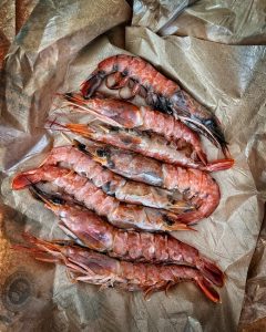 grillatut meriravut, grillatut scampit, grillatut langustiinit, grillatut äyriäiset, grillatut ravut