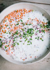 mätidippi, mätidippi savustetulla kirjolohen mädillä